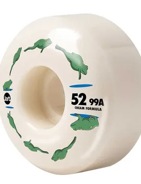 Roues De Skateboard Frog 52 Mm White 52 mm / 99A unisex