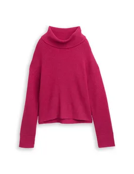 XXL knit rib turtleneck female