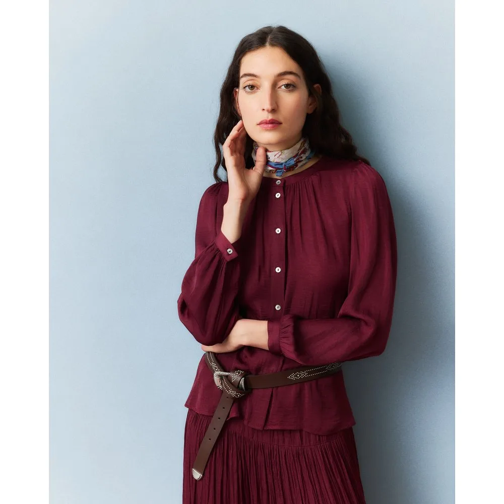 Blusa lisa de mujer - Southern Cotton - FashionsVida