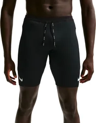 Cuissard respirant avec sous-short intégré - M Nike Dri-Fit ADV Aeroswift Short Tight Black Summit White - Taille S - Noir