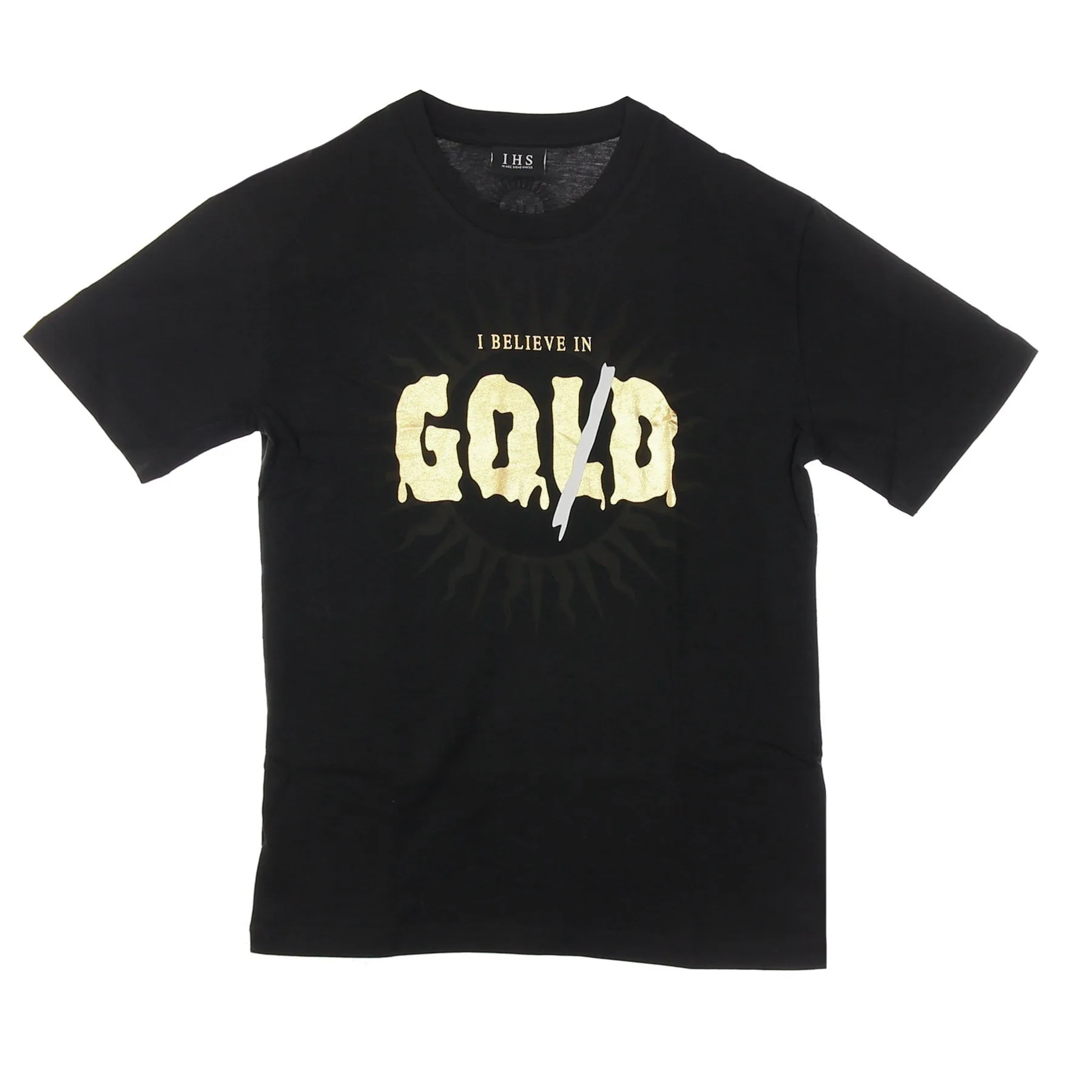 Maglietta Uomo God Gold Tee Black - IHS - FashionsVida