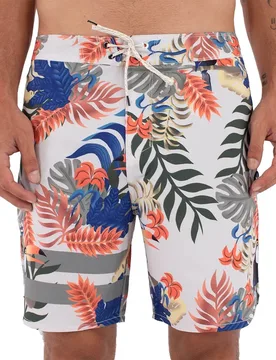 Short De Bain Phantom Eco Block Party Engineered 18´´ Bone 32 - Hurley - FashionsVida