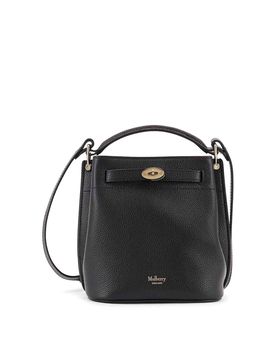 Borsa A Secchiello In Pelle Con Logo