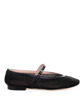 Status Ballerina Nera Con Cinturino