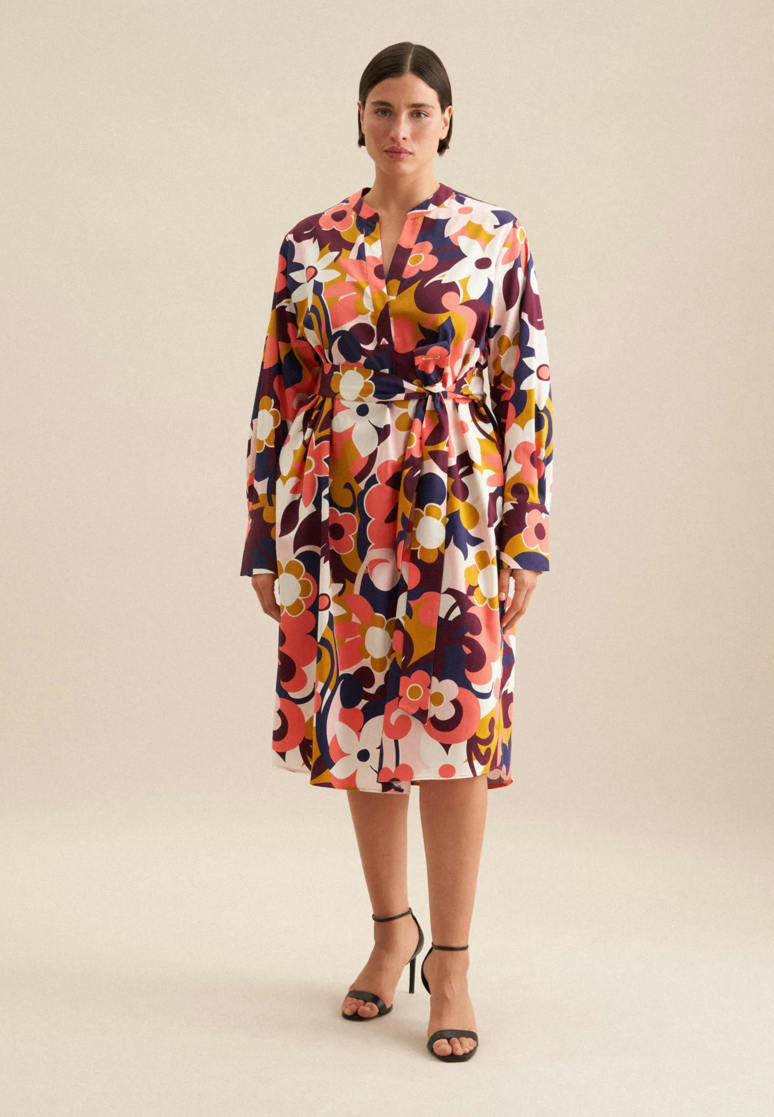 Kleid Floral Rosa/Pink 48 - Seidensticker.com - FashionsVida
