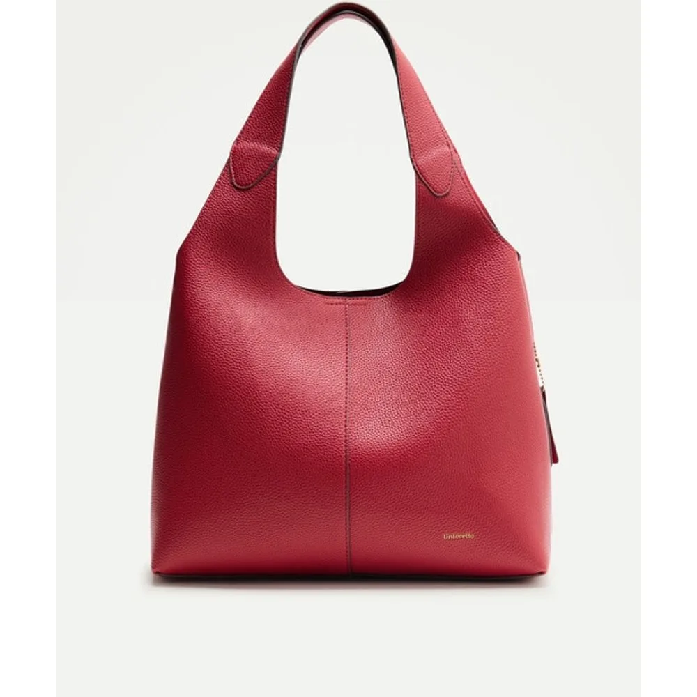 Bolso de hombro con efecto piel y bolsillo interior - Tintoretto - FashionsVida