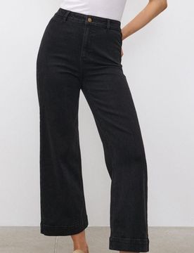 Sinsay - Jeans culotte - nero
