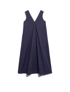 Robe midi bleu marine L - Armedangels - FashionsVida