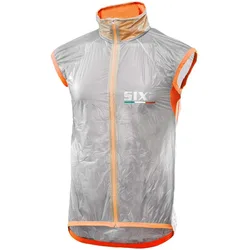 Gilet Antivento Antipioggia Compatto Ghost Arancio Fluo taglia L