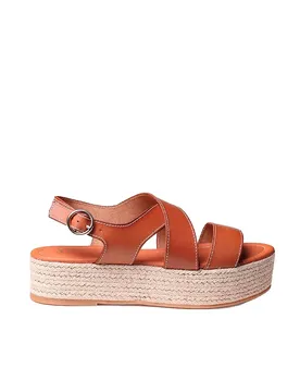 Pons Sandales à Plateforme Elisenda Leather EU 35