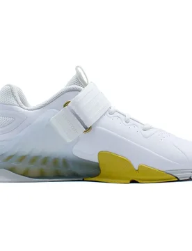 Chaussures D´haltérophilie Savaleos White / Met Gold / Wolf Grey Photon Dust EU 45 - Nike - FashionsVida