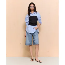 Camiseta lisa sin mangas de mujer