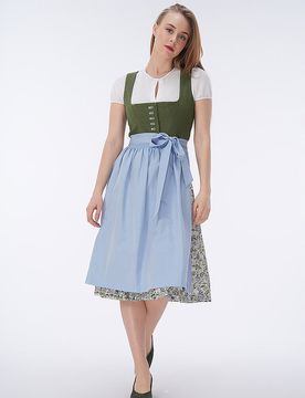 Dirndl WOLAGA olive 40 damen