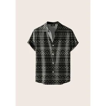 Kurzarm Hemdbluse - It S Male - F * * K - FashionsVida