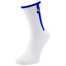 Mens Graphic Crew White Socks - Size Small