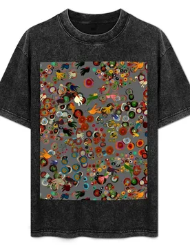 Birds and Spirals - Graphite T-Shirt Sport Basic Moisture Wicking Tee - Aliexpress - FashionsVida