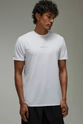 Herren Common Pace Lauf-T-Shirt Mit Normaler Passform White Größe XL