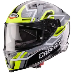 Casco Moto Integrale AVALON X BRAMA Grigio Giallo Flu taglia M
