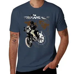 XL 700 V Transalp T-Shirt Basic Plain Tee for Spring and Summer