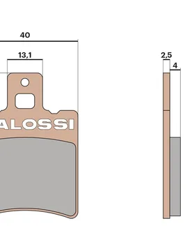 Pastiglie Freno Anteriore Synt Aprilia Sr Stealth 50 2t Lc (Minarelli) - Malossi - FashionsVida