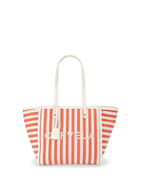 Minori Tote' Canvas Bag - Orange - Size: One Size - Carvela - FashionsVida