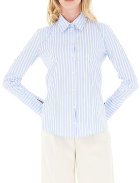 Camicia a righe AZZURRO 40