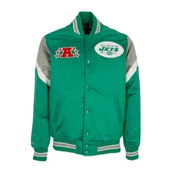 Giubbotto Bomber Uomo Nfl Heavyweight Satin Jacket Neyjet Original Team Colors