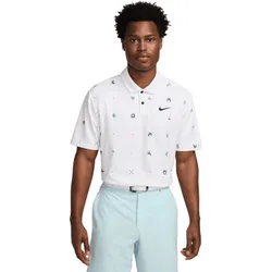 Golf Polo DriFit Tour Icon Print, weiss xxl