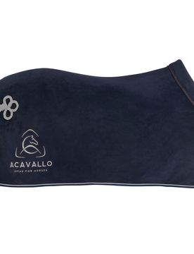 Fleecedecke, navy-silver 145cm