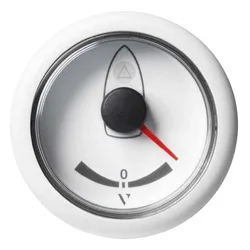 View Line 3-180ohm 40° Rudder Angle Instrument White 52 mm unisex