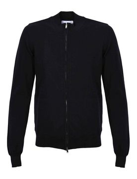 Blouson In Filato Di Cotone Con Zip