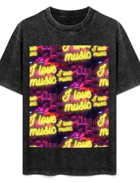 I love music T-Shirt Gym Exercise Short Sleeve T-Shirt - Aliexpress - FashionsVida