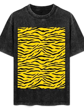 Black And Golden Yellow Tiger Animal Print Pattern T-Shirt Lightweight Hiking T-Shirt - Aliexpress - FashionsVida