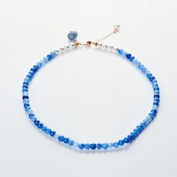 Jade-Kette mit Süßwasserperlen