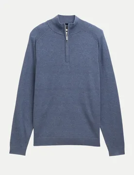 Strickpullover mit Logo-Stickerei Blau XL - Tom Tailor Casual - FashionsVida