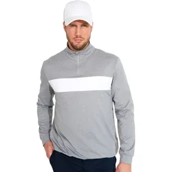 Layer Club 1/4 Zip, hellgrau m