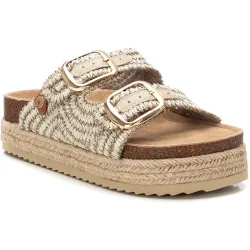 Sandalias de mujer con plantilla de piel