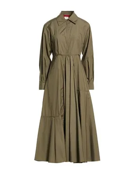 Maxi-Kleid Damen Militärgrün 34,36,38,40,42 Damen - MAX&Co. - FashionsVida