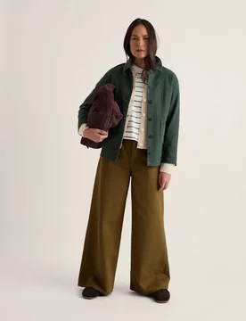 Pure Cotton Utility Jacket Green female - Seasalt cornwall - FashionsVida
