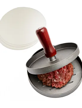 Hamburgerpresse mit Antihaftpapier 100 Stück - 3Pagen - FashionsVida