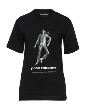 Camiseta Mujer Negro XS,XXS Mujer - Rabanne - FashionsVida