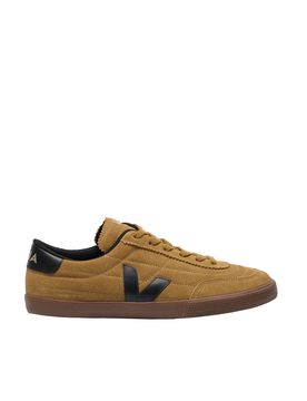 Men's Suede Panel Sneakers with Organic Traced Leather