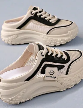 Se recomienda pedir una talla talla grande] Sandalias negras para mujer, zapatos casuales, zapatos de playa, zapatos de verano, zapatos de oficina, za - Shein - FashionsVida