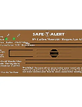 Alarm Flush Mount Brown One Size unisex - Mti Industries - FashionsVida
