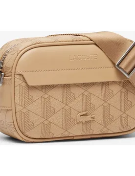 Portadocumentos de hombre de mensajero pequeño the blend en mono viennois otter - Lacoste - FashionsVida