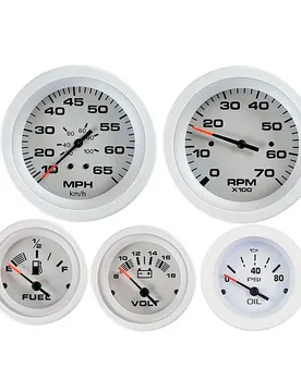 Arctic Oil Pressure Gauge White 50.8 mm unisex - Sierra - FashionsVida