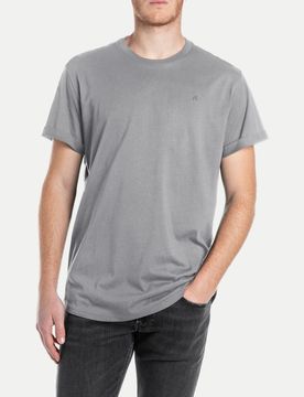 Replay Basic T-Shirt Grau 3XL