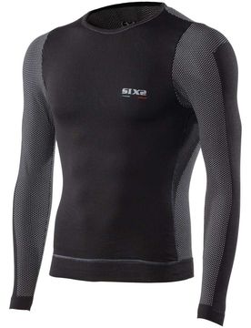T-Shirt Tecnica a Manica Lunga TS6 Antivento Nera taglia XS