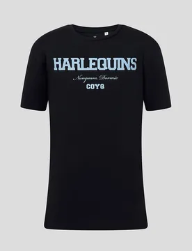 Harlequins Junior 25/26 Varsity T-shirt NAVY 3-4Y Unisex - Castore - FashionsVida