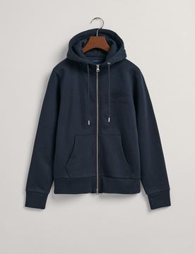 REG TONAL SHIELD ZIP HOODIE female